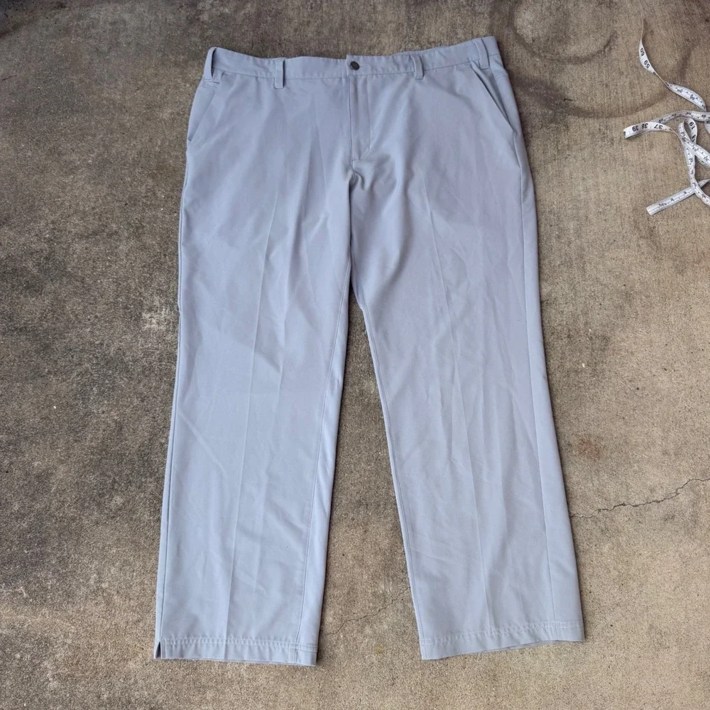 Adidas Mens Ultimate365 Golf Pants Light Grey Performance Stretch 40x31